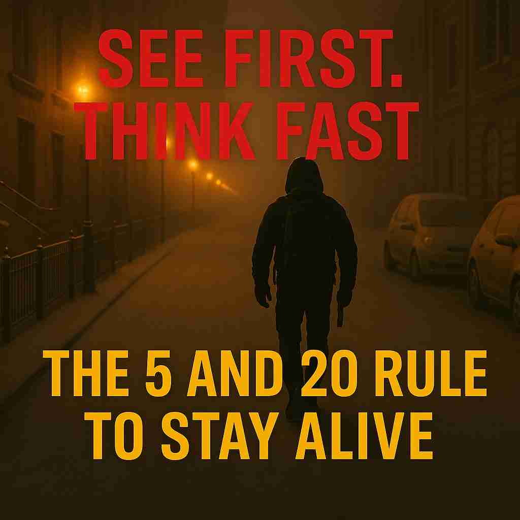 Guardare Lontano per Sopravvivere: La Regola dei 5 e dei 20 per Evitare le Trappole nella Vita Reale 3 Guardare Lontano per Sopravvivere: La Regola dei 5 e dei 20 per Evitare le Trappole nella Vita Reale Fighting Tips - Street Fight Mentality & Fight Sport